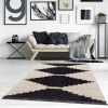 Black & Ivory Modern Area Rug