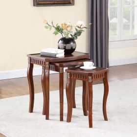 3-Piece Curved Leg Nesting Table Set