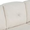 83" Modern Convertible Sleeper Sofa Bed with Storage Chaise,Beige(Old Sku:SG000344AAA)