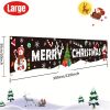 1pc, Festive Large Merry Christmas Banner - Huge Santa Claus Sign for Holiday Party Supplies and Home Decor - Perfect for Outdoor, Indoor, Yard, Garde