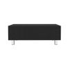 Gambia Lift Top Coffee Table, Four Legs -Black