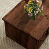 Bridgevine Home Farmhouse 48 inch Coffee Table, No Assembly Required, Aged Whiskey Finish