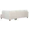 97.2" Modern Linen Fabric Sofa, L-Shape Couch with Chaise Lounge,Sectional Sofa with one Lumbar Pad,Beige