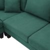 [VIDEO provided][New]90*88" Terrycloth Modern Sectional Sofa,5-Seat Practical Couch Set with Chaise Lounge,L-Shape minimalist Indoor Furniture with 3