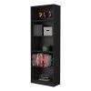 Sutton 4 Shelves Bookcase with Modern Storage Shelves