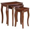 3-Piece Curved Leg Nesting Table Set