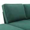 [VIDEO provided][New]90*88" Terrycloth Modern Sectional Sofa,5-Seat Practical Couch Set with Chaise Lounge,L-Shape minimalist Indoor Furniture with 3