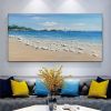 Hand Painting Wall Art Modern Abstract Ocean Landscape Home Living Room hallway bedroom luxurious decorative painting