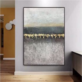 Handmade Top Selling Abstract Oil Painting Wall Art Modern Minimalist Bright Color Texture Picture Canvas Home Decoration For Living Room No Frame (size: 100X150cm)