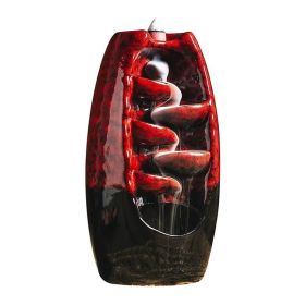 Flowing Water Creative Ornament Backflow Incense Burner (Color: As pic show, Type: Style C)