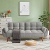 New Design Velvet Sofa Furniture Adjustable Backrest Easily Assembles Loveseat