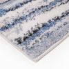 Watercolor Abstract Stripe Woven Area Rug