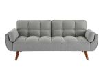 New Design Velvet Sofa Furniture Adjustable Backrest Easily Assembles Loveseat