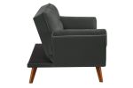 New Design Velvet Sofa Furniture Adjustable Backrest Easily Assembles Loveseat