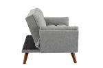 New Design Velvet Sofa Furniture Adjustable Backrest Easily Assembles Loveseat