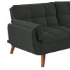 New Design Velvet Sofa Furniture Adjustable Backrest Easily Assembles Loveseat