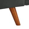 New Design Velvet Sofa Furniture Adjustable Backrest Easily Assembles Loveseat