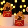 1pc Resin Wealth Tree Ornaments (2.68"√ó2.17"1.97"); Treasure Basin; Home Decorations; Holiday Gifts