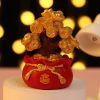 1pc Resin Wealth Tree Ornaments (2.68"√ó2.17"1.97"); Treasure Basin; Home Decorations; Holiday Gifts