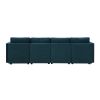 [VIDEO provided] [New] 109*54.7" Chenille Modular Sectional Sofa,U Shaped Couch with Adjustable Armrests and Backrests,6 Seat Reversible Sofa Bed with