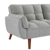 New Design Velvet Sofa Furniture Adjustable Backrest Easily Assembles Loveseat