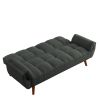 New Design Velvet Sofa Furniture Adjustable Backrest Easily Assembles Loveseat