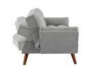 New Design Velvet Sofa Furniture Adjustable Backrest Easily Assembles Loveseat